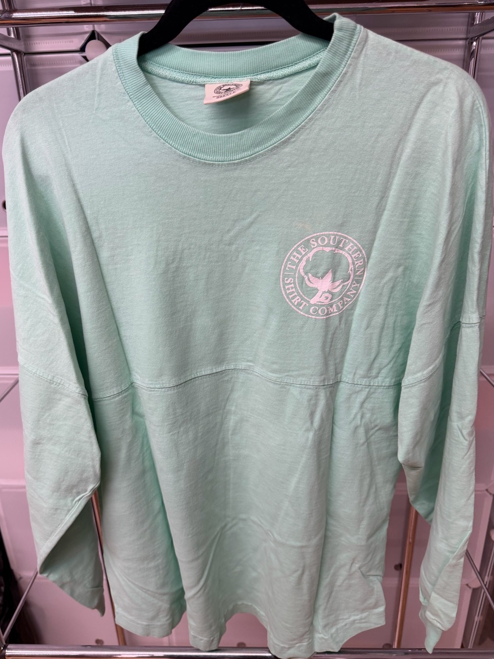 The Southern Shirt Company Mint Green Long Sleeve Spirit Jersey